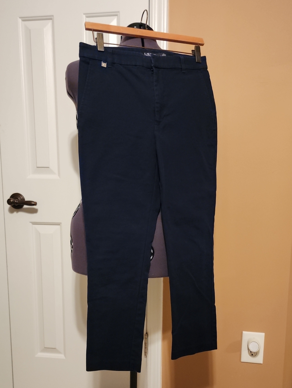 Ralph Lauren Navy Ankle-Length Chinos
